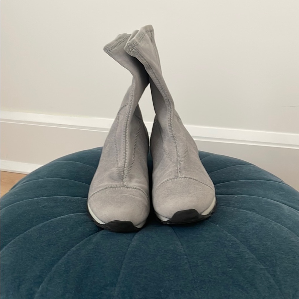 Free People Astral Sneaker Boot Women Size 39 in Silver